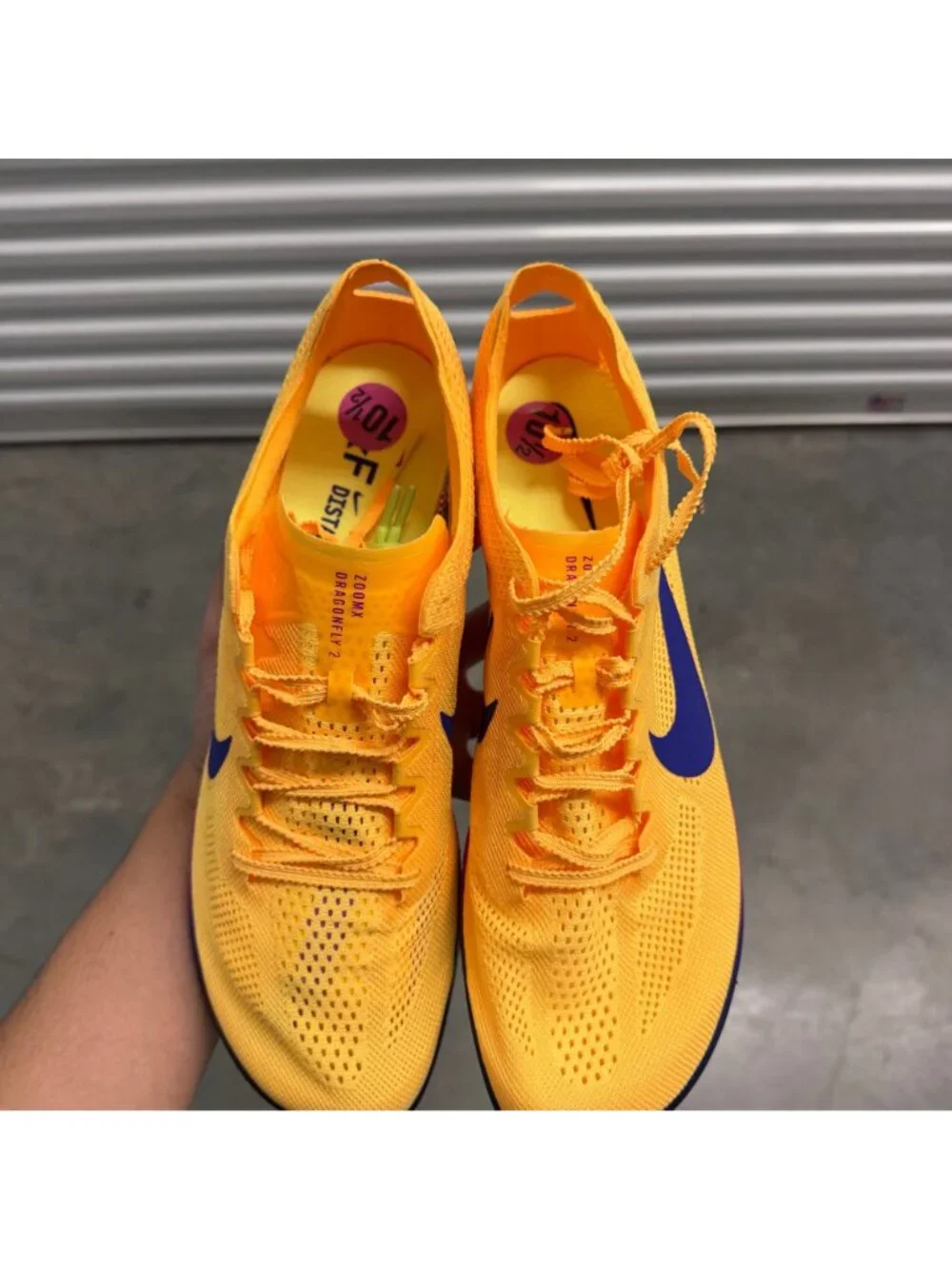 Nike ZoomX Dragonfly 2 Track Spikes Citron Pulse Men’s Size 10.5 FD8413-800